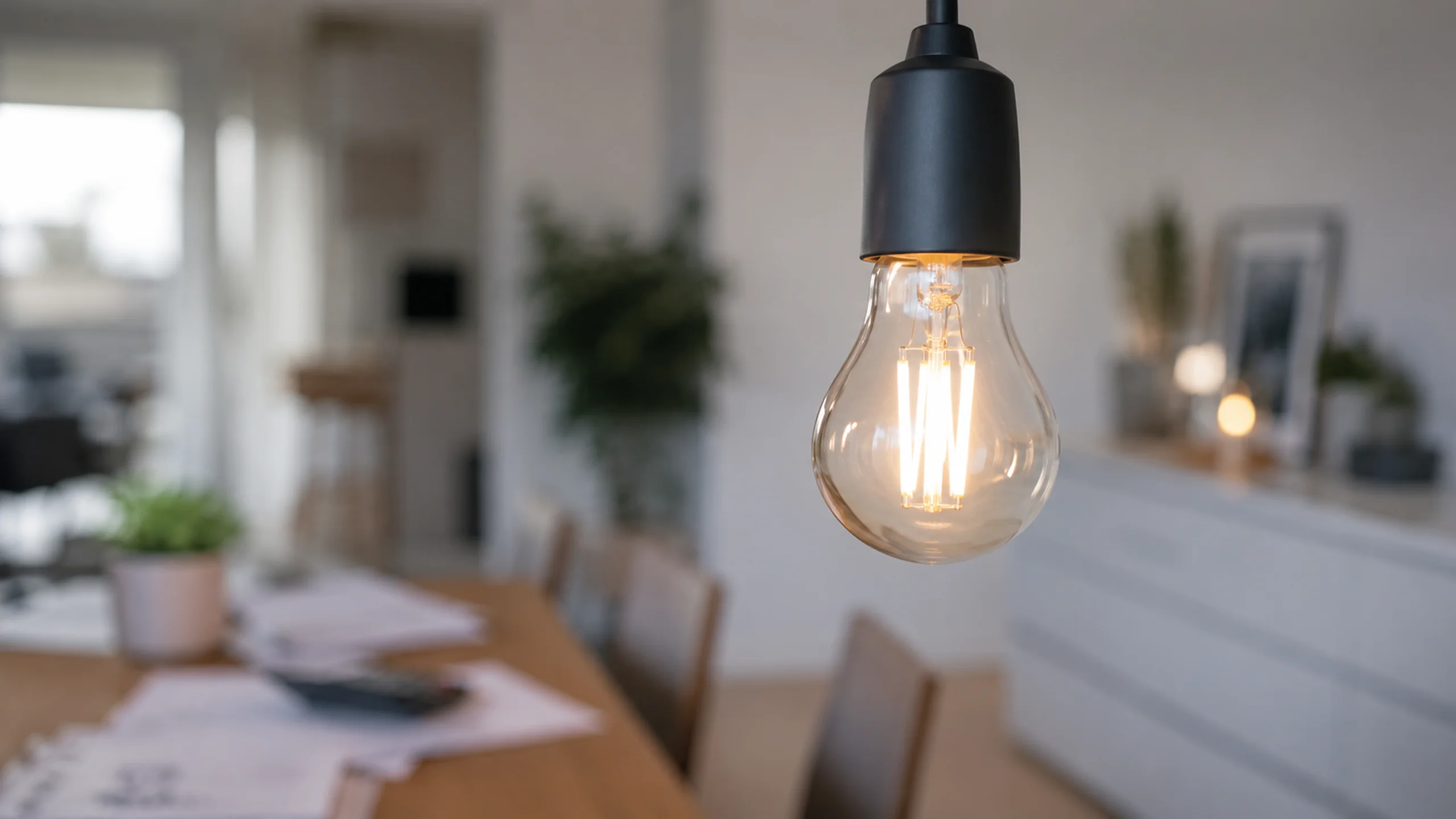Lampadina accesa