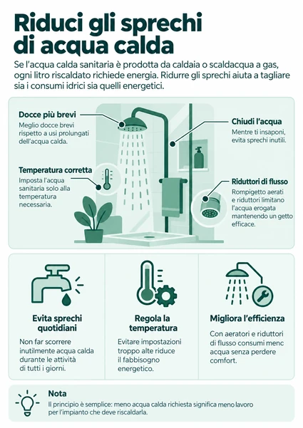 Tecniche di ottimizzazione dell’acqua calda sanitaria per risparmiare sulla bolletta del gas